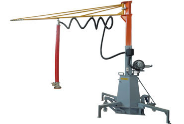 Jib-crane-and-vacuum-tube-lifter-for-sack